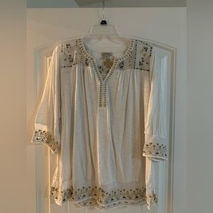 Lucky brand boho shirt, 1X